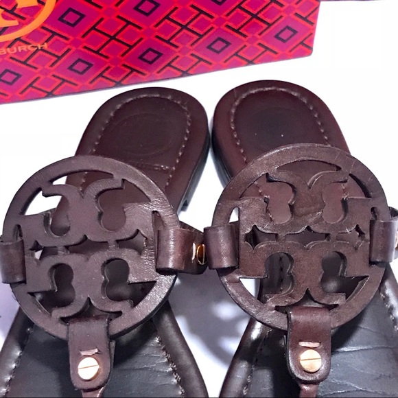 *SOLD* Tory burch miller sandals brown 5.5 - Picture 5 of 8